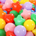 Star Ball Pit Balls for Toddlers, 100 Pcs Phthalate Free BPA Free Crush Proof Plastic, 7 Bright Colors with Storage Bag