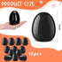 zsccxq 24 4 Inch 24) Pcs Black Fillable Empty Plastic Easter Eggs Bright Easter Basket Stuffers for Easter Egg Hunt