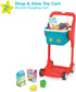 B. toys Shop & Glow Toy Cart, Pretend Play Grocery Cart with Lights & Sounds for Toddlers 2 Years and Up