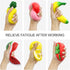 6PCS Jumbo Squishies Slow Rising Fruit Charms - Strawberry, Peach, Banana, Lemon, Watermelon, Pineapple