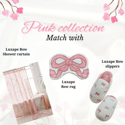 Cozy 30x40 Bow Blanket Pink Bows Soft Throw Blanket Reversible Premium Fabric for Best Comfort