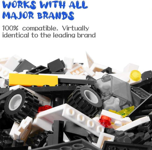 825pc 8-in-1 Liberty Imports Military Aircraft Carrier Fleet Construction Bricks Toy - Naval Battleship Models