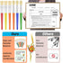 Anezus Large Chubby Paint Brushes Round and Flat for Washable Paint Acrylic Paint, 10Pcs for Preschool