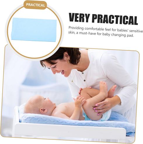Hemoton Washable Cotton Changing Pad Cover Removable Diaper Changing Table Soft and Breathable Bassinet for Boys