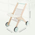 Wooden Baby Walker Doll Stroller - Baby Push Walker & Shopping Cart Learning Toy for Boys and Girls