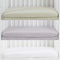 Microfiber 3 Pack Mini Portable Crib Sheets, Comfy Napping Surface for Baby, Fits 24" x 38", Green + Light Grey + White
