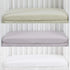 Microfiber 3 Pack Mini Portable Crib Sheets, Comfy Napping Surface for Baby, Fits 24" x 38", Green + Light Grey + White