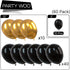 PartyWoo 60 pcs Gold and Black Balloons for Hip Hop, Hollywood, Disco Party Decorations