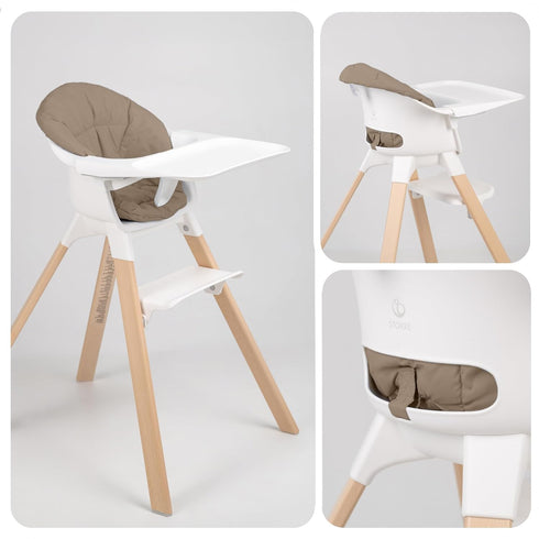 SA ACCESSORIES Cushion, Compatible with Stokke Clikk High Chair - Waterproof Seat Cushion for Babies - High Chair