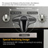 EUDEMON Childproof Oven Door Lock, 1 Pack, Easy to Install, Heat-Resistant Material, No Tools Needed (Black)
