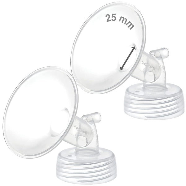 Maymom Pump Parts for Spectra S1/S2 Pumps; Includes Wide Mouth 25mm Flanges; Not Original Spectra Flang