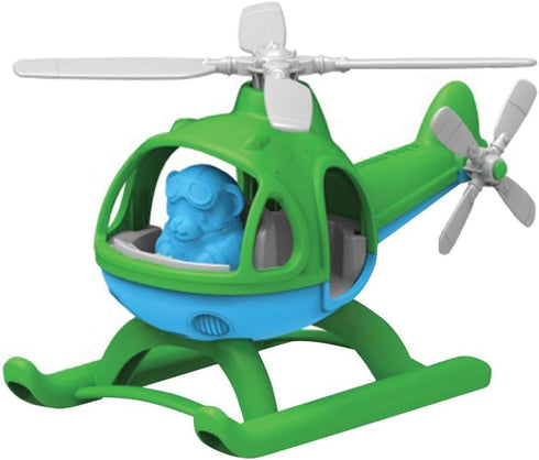 Green Toys Helicopter in Green/Blue