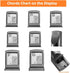 Pocket Guitar Chord Practice Tool, Portable Neck Trainer for Beginners with Rotatable Chords Chart Screen