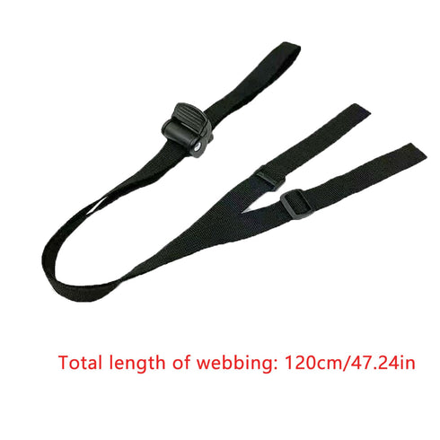 UtySty Baby Stroller Seat Position Adjustment Strap with Spring Loaded Lock Buckle Nylon Backrest Support Tension