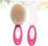 HONITANO 2pcs Set Care Newborn Essential Hair Brush Comb Scalp Massager Gentle Tips for Nursery Hair Care