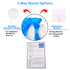DEEZOMO Whale Potty Training Urinal for Boys with Funny Aiming Target , Toddler Boy Toilet Pee Trainer - Blue