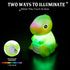 TOY Life Light Up Dinosaur Bath Toys for Kids 3 4 5 8, No Hole Bath Toys for Toddlers, Baby Bath Time Toys