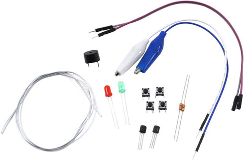 BusBoard Prototype Systems Junior Genius Kits, Blinky Lights Expansion #3, Buzzer & Buttons