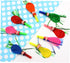 Toyvian Metallic Balloons, 100 Pcs Kids Playset, Musical Blow Outs Party Whistles Noisemaker for Children
