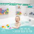 Comfylife 2 x Mesh Bath Toy Organizer + 6 Hooks + 36 Educational Foam Letters & Numbers for Baby Bath Toys