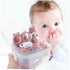 Set Abaodam Newborn Nail Clipper Grooming Kit Scissors Nail File Boy Girl Care Tools for Boy Girl Pink