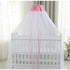 CdyBox Pink Breathable Crib Canopy Netting - Ideal Mosquito Protection for Kids