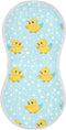 tplaotee White Polka Dots Cartoon Yellow Chicks Cotton Neutral Burp Cloths Breathable Baby