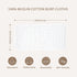 10 Pack 100% 20''X10'' Yoofoss Muslin Burp Cloths for Baby Organic Cotton Baby Washcloths for Boys Girls Large Super