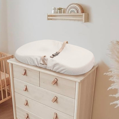 ChildLike 2-Pack Washable(2,White) Waterproof Changing Pad Covers - Soft & Breathable Baby Nursery Diaper Changing Pad