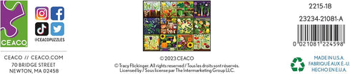 Ceaco - Tracy Flickinger - Colorful Harvest - 300 Piece Jigsaw Puzzle