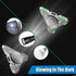 Hammer Fidget Spinner Toys for Kids Adults, Glow in The Dark Luminous Tri Spinner, Stress Relief Gift