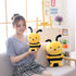 Cute Rabbit Honeybee Plush Toy - Stuffed Animal Doll, 8 Inch Plush Pillow