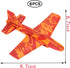 6Pcs Foam Airplanes Glider Outdoor Toy -Glider Planes for Kids - Foam Planes for Kids - Perfect Party Favor or Goodie