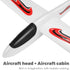 1PC 39 inch TOYANDONA Foam Glider Airplane, Large Throwing Glider Planes Lightweight Outdoor Flying Glider Airplane