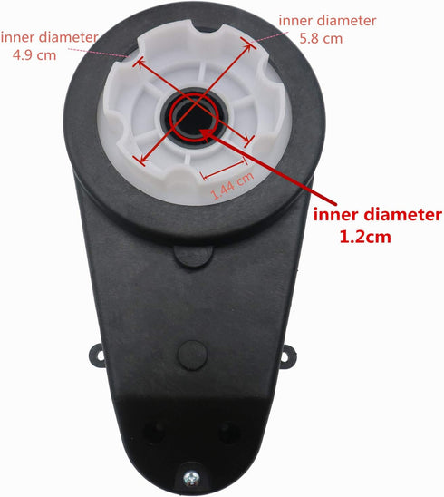 Children Electric Car DIY Accessories, Wires and Gearbox for Self-Made Toy Car Parts