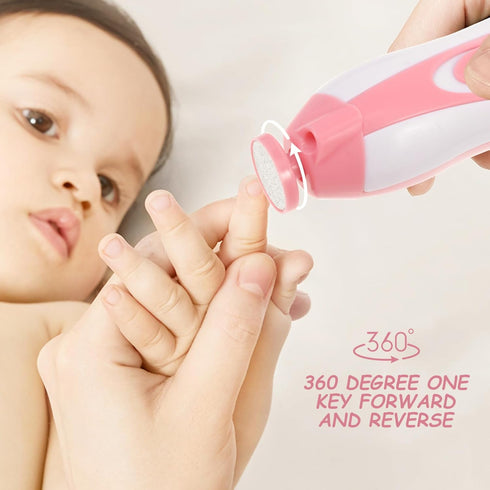 Trimmer Vaguelly Boy Girl's Nail Electric Nail File Multi-Head Polisher Safe Easy to Use for Travel