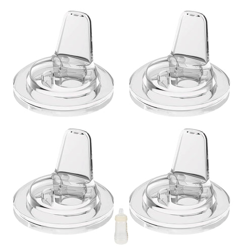 Zafflerva Spout Sippy Nipples for Mam Baby Bottles, Transition Cup Food Grade Silicone