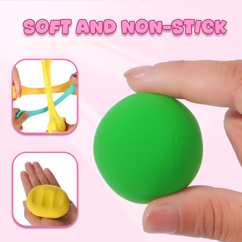 12 Packs, Air Dry Clay for Kids - Modeling Clay Kits, Ultra Light & Soft, Safe & Non-Toxic, Boxes DIY Model Magic Clay