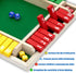 Nicecho 12 Inches 2-4 Shut The Box Game, Family Wooden Board Table Math Dice Games for Adults and Kids, Player Classics