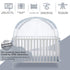 L RUNNZER (55.2" 27.6" 51.6" Crib Tent, Crib Net to Keep Baby in, Breathable Pop Up Crib Tent Canopy Keep Baby from