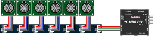 Radiolink 7P I2C Expansion Board for PIXHAWK/Mini Pix/Crossflight Flight Controller Compatible with SU04/SUI04