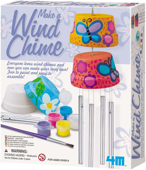 4M Make A Wind Chime Kit - DIY Gift for Kids, Boys & Girls - Construct & Paint A Wind Powered Musical Chime Arts &