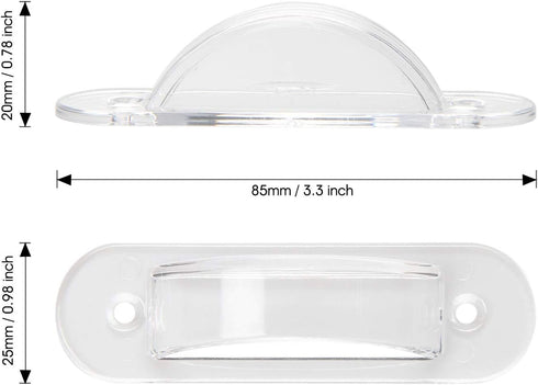 Wall Switch Guards Plate Covers - Child Safety Security Home Decor (4 Pack), Clear for Light Switch Protection