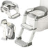 DEEKI 3 in 1 Potty Training Seat with Step Stool Ladder Foldable Anti-slip