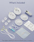 K3 1800mAh 3 9 Portable,15-24mm Breast Pump Hands Free Updated, Wearable Breastfeeding Pump with Soft Double-Seal