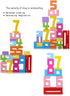 JYJ Wooden Stacking Building Blocks for Kids 3+, Number Game Balance Competition Toy