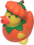 Halloween Pumpkin Rubber Duck - Safe Floating Bath Toy for Kids