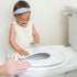 No-Pinch One Proud Toddler Premium Travel Potty Seat Compact, Non-Slip, Made in USA Seat, Locking Hinges, Easy