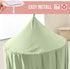 Bunnikins & Clover Bed Canopy for Girls Boys Bedroom Decor, Round Dome Mosquito Net for Baby Crib, Nook Castle Game
