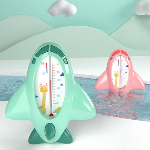 Bath Thermometer Floating Plastic Water Temperature Tester for Newborns and Infants, Green Bath Tub Suitable for Safe